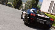 Ferrari F430 Scuderia Hot Pursuit Police for GTA 5 miniature 15
