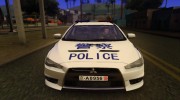 Mitsubishi Lancer Evo X Chinese Police для GTA San Andreas миниатюра 3