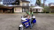 Мотоцикл российской милиции для GTA San Andreas миниатюра 1
