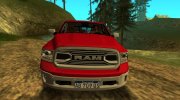 Dodge Ram Laramie 2018 для GTA San Andreas миниатюра 4