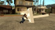 Огромные белые колья из Teenage Mutant Ninja Turtles (2003) для GTA San Andreas миниатюра 8