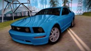 Ford Mustang GT 2005 v2.0 for GTA San Andreas miniature 1