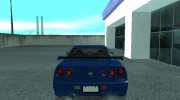 Nissan Skyline R34 Fast and Furious 4 para GTA San Andreas miniatura 3