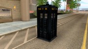 Тардис Доктора кто v0.3 для GTA San Andreas миниатюра 3
