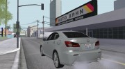 Lexus IS F для GTA San Andreas миниатюра 2