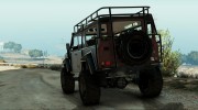 Land Rover 110 Outer Roll Cage v3 Fixed для GTA 5 миниатюра 3