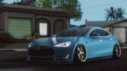 Tesla Model S Stance для GTA San Andreas миниатюра 1