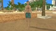 Пляжный персонаж для GTA San Andreas миниатюра 5