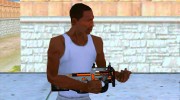 P90 Orange para GTA San Andreas miniatura 4