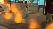 Педы реагируют на огонь for GTA San Andreas miniature 8
