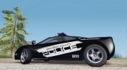 McLaren F1 Police Edition for GTA San Andreas miniature 3