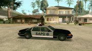 GTA 3 Police Car для GTA San Andreas миниатюра 4