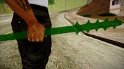 GreenLantern Spiked Bat (Injustice Gods Among Us) para GTA San Andreas miniatura 2