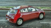 Nissan Leaf 2011 для GTA 5 миниатюра 4