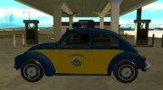 Volkswagen Beetle 1994 Polícia Rodoviária Federal for GTA San Andreas miniature 6