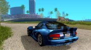 Dodge Viper GTS Coupe TT Black Revel for GTA San Andreas miniature 3