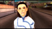 Dr. Eva Sci Fi New Face from Mass Effect para GTA San Andreas miniatura 3