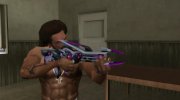 Famas Black Widow - Purple para GTA San Andreas miniatura 2