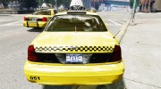Ford Crown Victoria Raccoon City Taxi для GTA 4 миниатюра 4