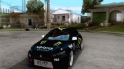 Mitsubishi Lancer Evolution X Monster Energy для GTA San Andreas миниатюра 1