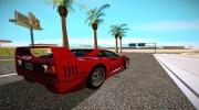 Ferrari F40 1987 для GTA San Andreas миниатюра 7