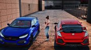 Honda Civic Type R17 для GTA San Andreas миниатюра 7