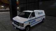 LCPD Declasse Burrito Police Transporter for GTA 4 miniature 1