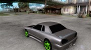 Elegy Green Drift para GTA San Andreas miniatura 3