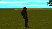 Член группировки Спектрум в кожаной куртке из S.T.A.L.K.E.R v.4 для GTA San Andreas миниатюра 5