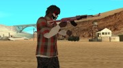 Assault Rifle Pink для GTA San Andreas миниатюра 3