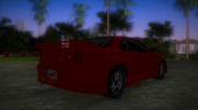Nissan Skyline GTR R34 (Tuning 5) for GTA Vice City miniature 3