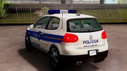 Golf V - Croatian Police Car para GTA San Andreas miniatura 7