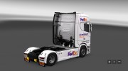 FedEx для Scania S580 para Euro Truck Simulator 2 miniatura 5