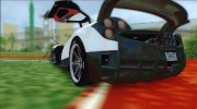 Pagani Huayra Bare Carbon para GTA Vice City miniatura 2