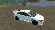 Mitsubishi Lancer Evolution v 2.0 для Farming Simulator 2013 миниатюра 8