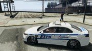 Honda Accord Type R NYPD (City Patrol 7605) for GTA 4 miniature 2