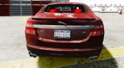 Jaguar XFR 2010 для GTA 4 миниатюра 4