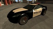 GTA V Coquette Police para GTA San Andreas miniatura 1
