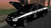 Lada Priora Covid-19 Control para GTA San Andreas miniatura 4