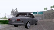 Datsun 510 для GTA San Andreas миниатюра 4