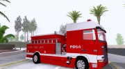 DAF XF Firetruck для GTA San Andreas миниатюра 5