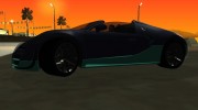 Bugatti Veyron Grand Sport Vitesse для GTA San Andreas миниатюра 4