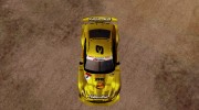 Nissan GTR R35 JGTC Yellowhat Tomica 2008 for GTA San Andreas miniature 3