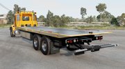 Kenworth T880 Flatbed Towing Big Trucks Day Cab 2014 para BeamNG.Drive miniatura 3