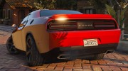 2015 Dodge Challenger для GTA 5 миниатюра 4