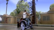 Harley Davidson FLSTF (Fat Boy) v2.0 Skin 2 для GTA San Andreas миниатюра 4