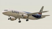 Airbus A320-200 LAN Airlines (CC-BAT) для GTA San Andreas миниатюра 6