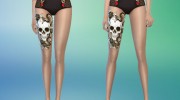 Tattoo Scull for Sims 4 miniature 2