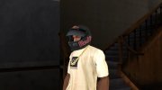 Racing Helmet Red Bull для GTA San Andreas миниатюра 3