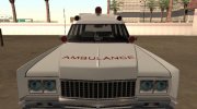 Cadillac Fleetwood 1970 Ambulance для GTA San Andreas миниатюра 7